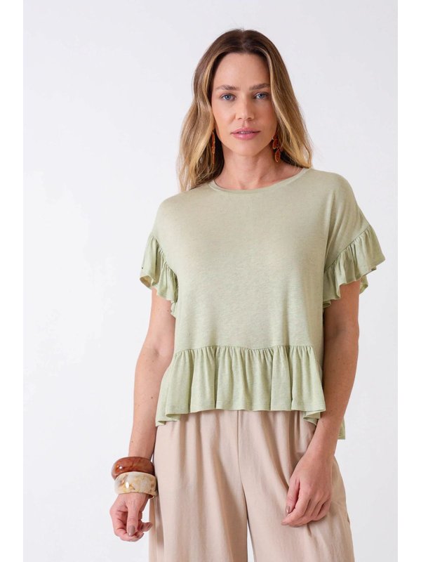 BLUSA MAIA BABADOS VISCOLINHO
