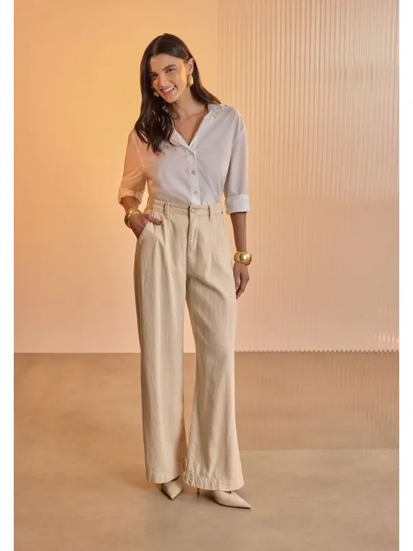 CALÇA PANTALONA NATURAL