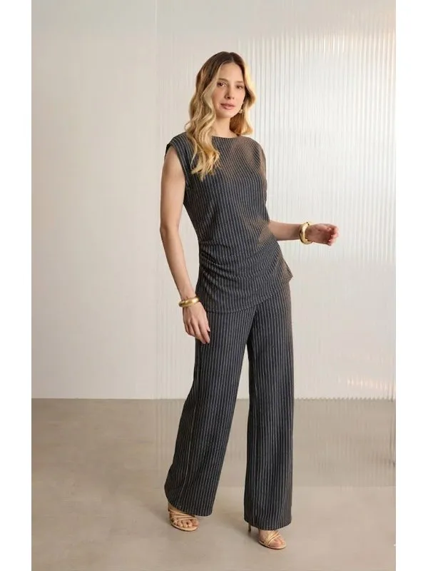 CONJUNTO ALFAIATARIA RISCA DE GIZ ELEGANCE