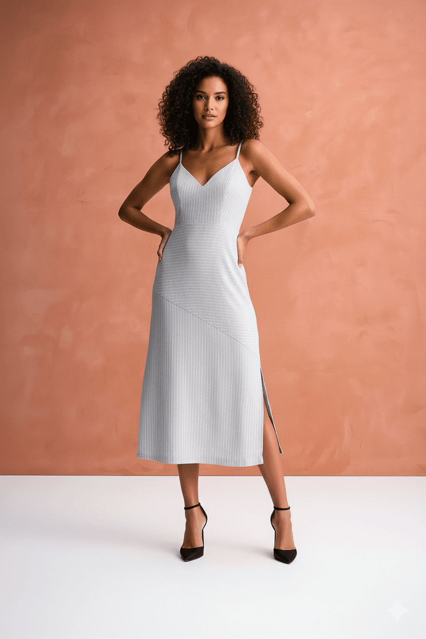 Vestido Midi Elisa Algodão