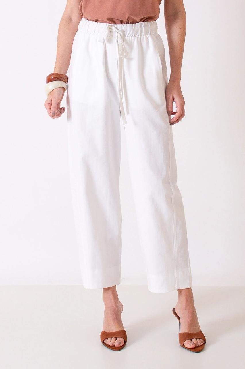 Calça Baggy em Algodão