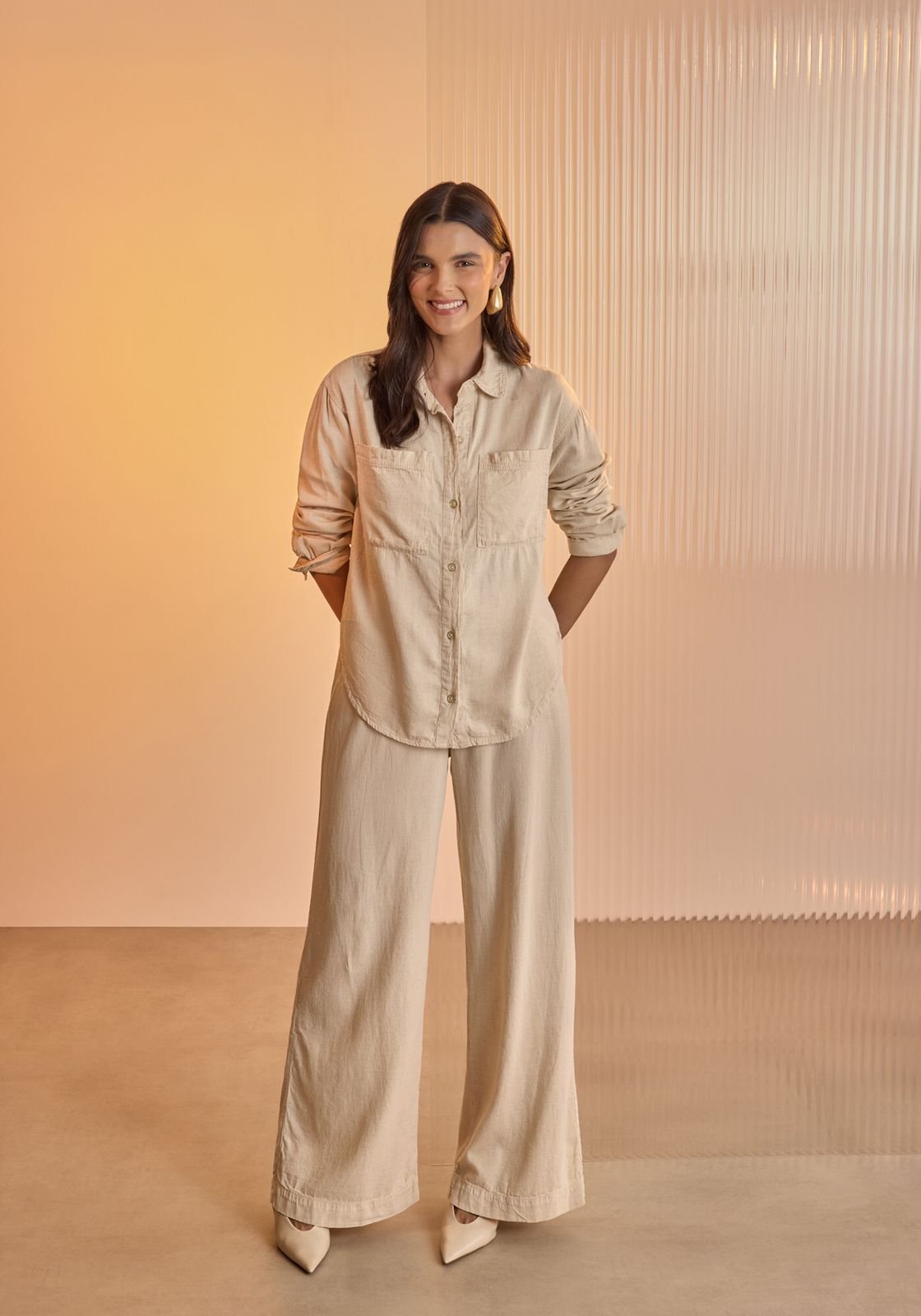 Camisa Linem Natural
