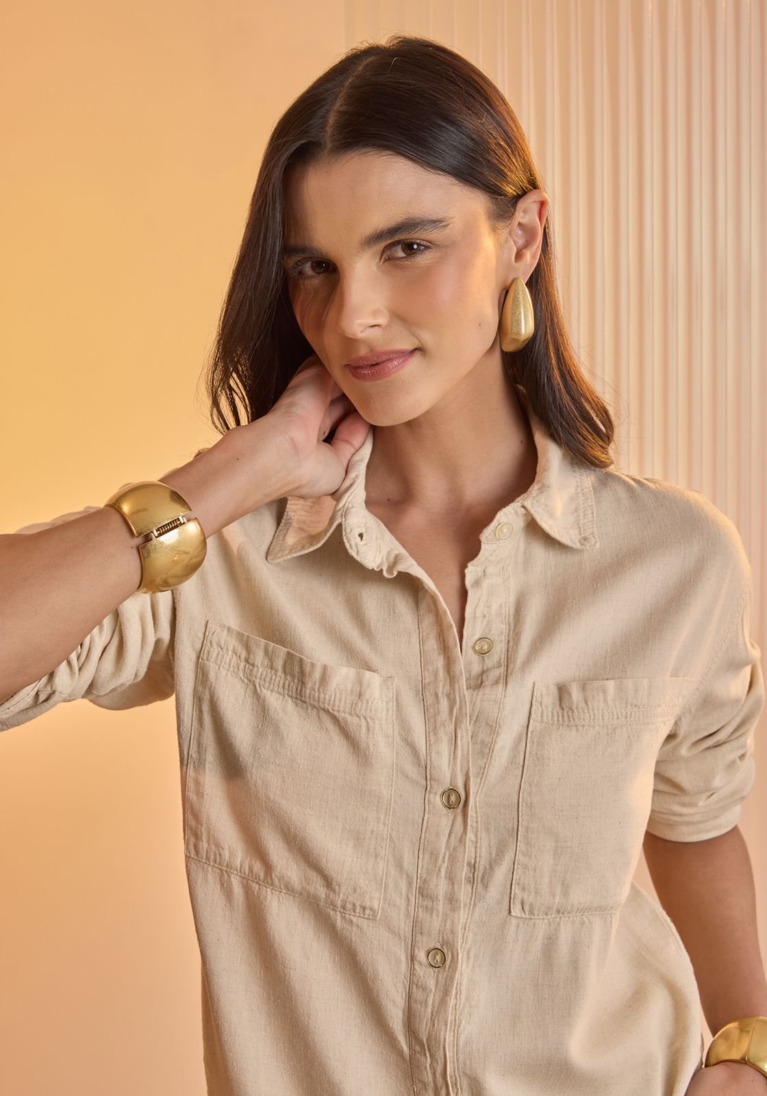 Camisa Linem Natural