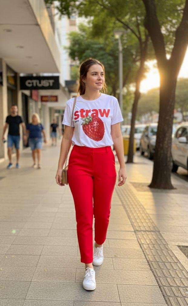 Calça Milano Vermelha
