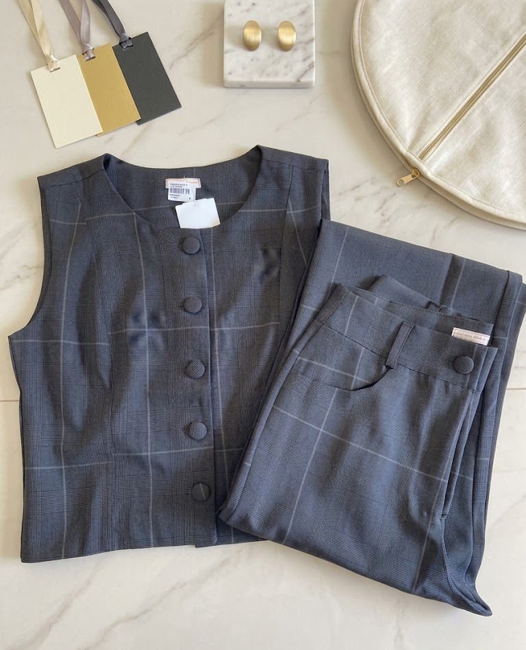 Conjunto Alfaiataria Grid