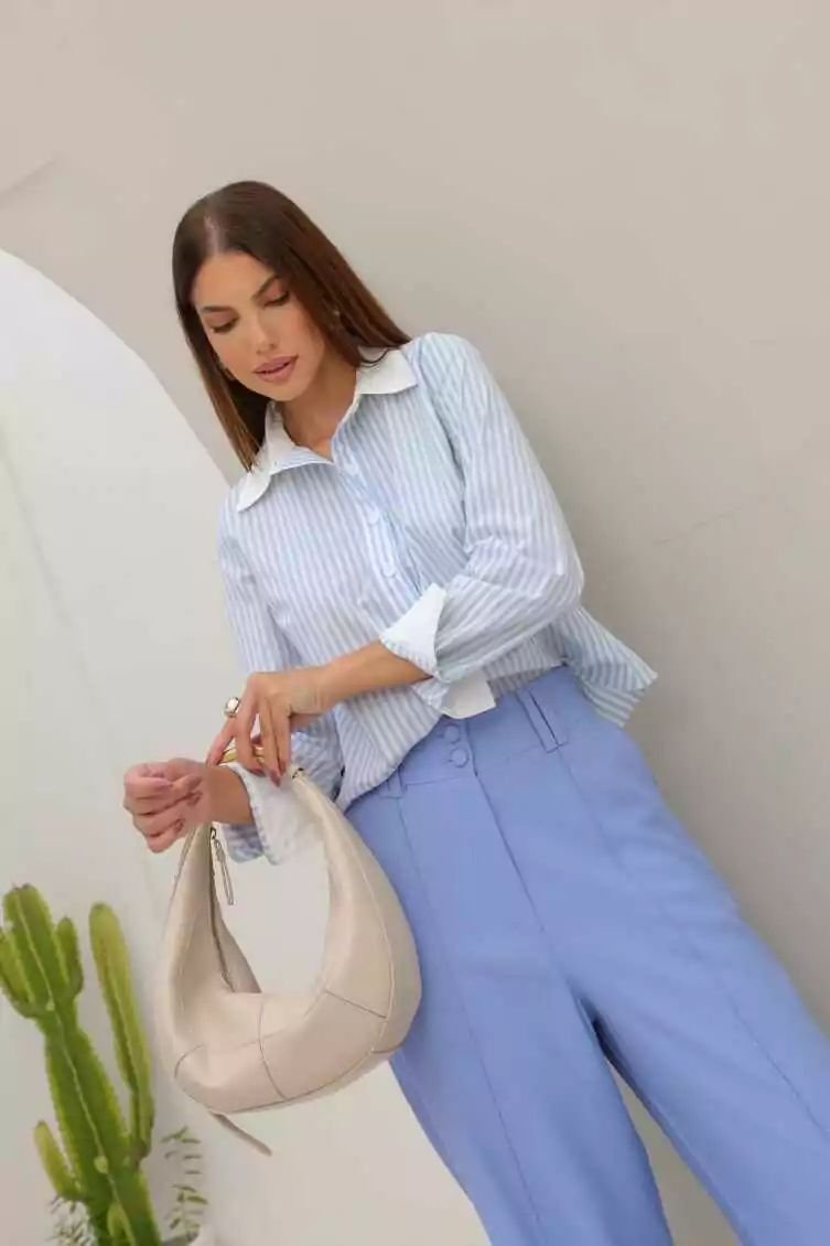 Camisa Listrada Essenza