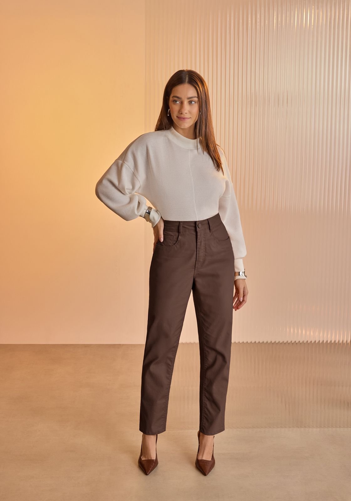 Calça Mom Pu Essence