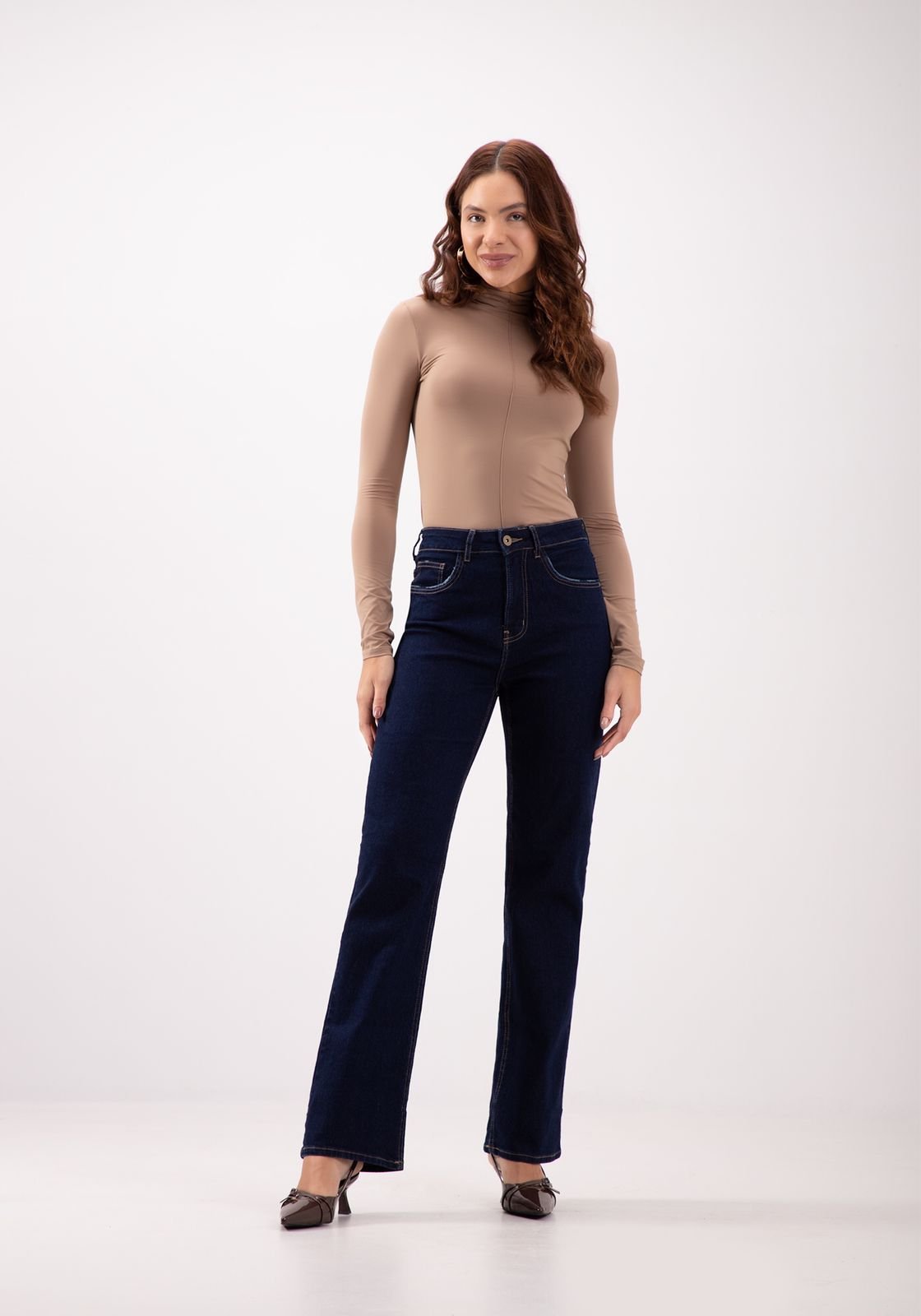 Calça Jeans Reta Classic Blue