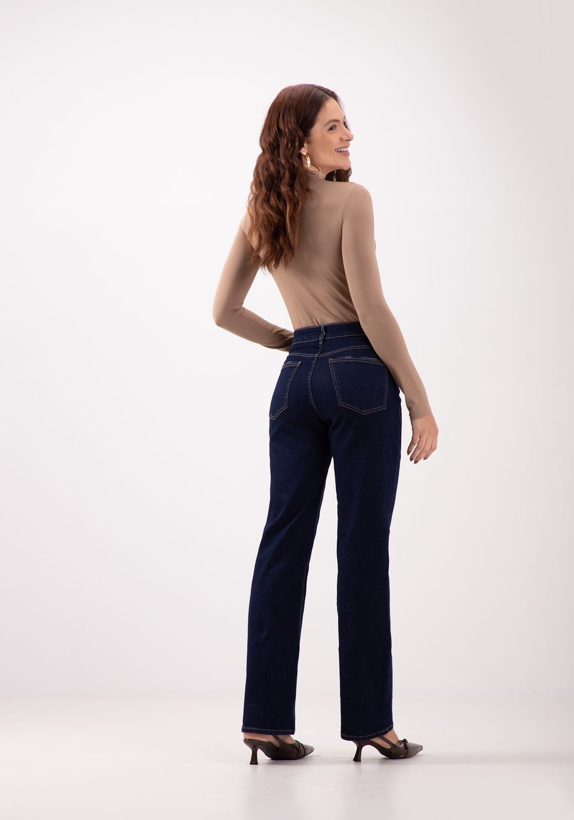 Calça Jeans Reta Classic Blue