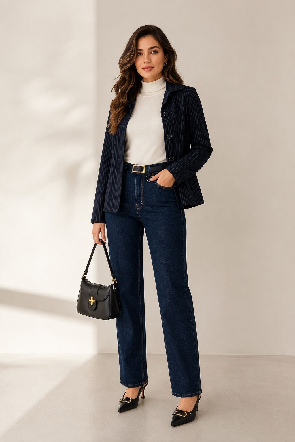 Calça Jeans Reta Classic Blue
